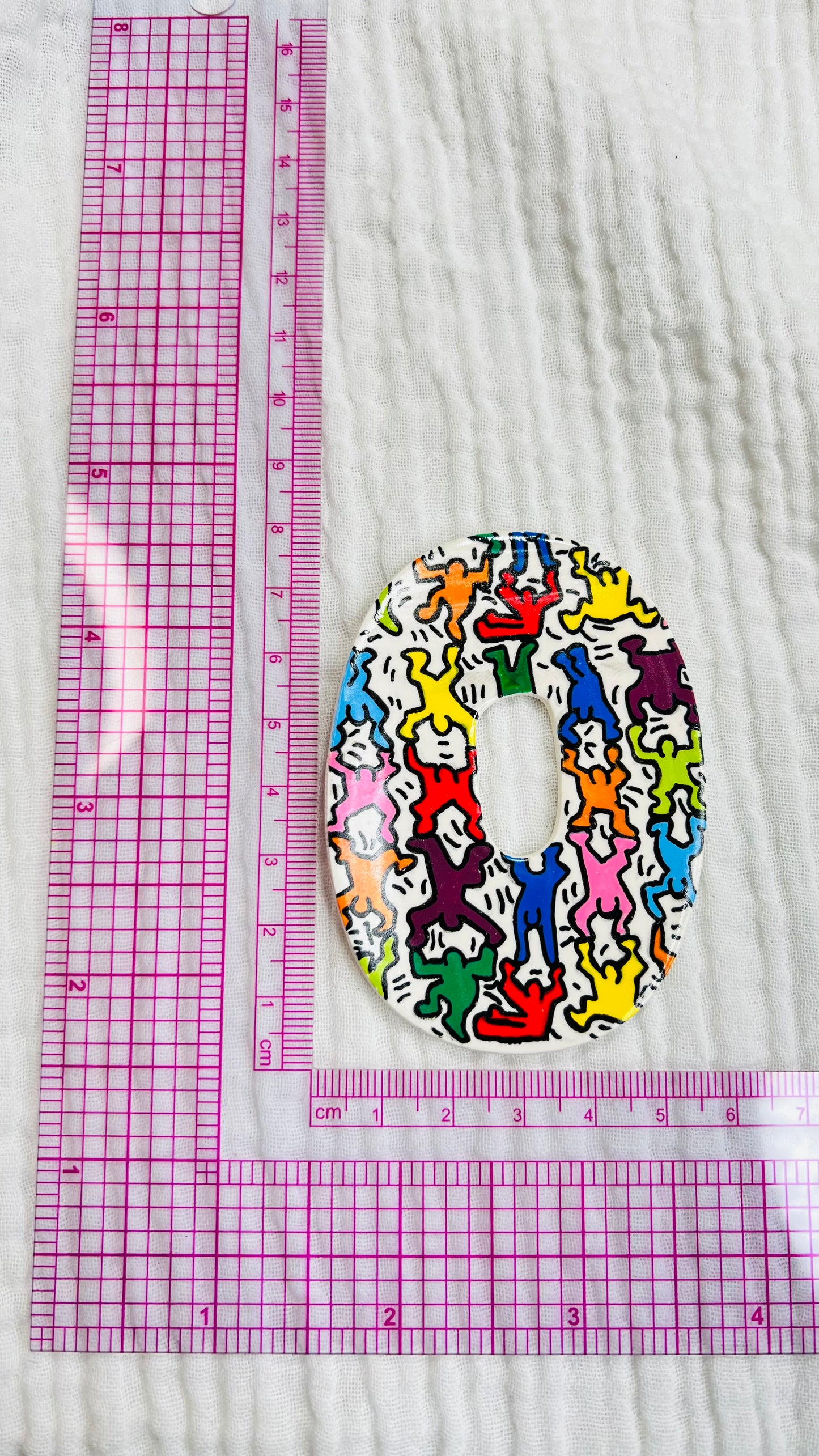 Haring colorful people