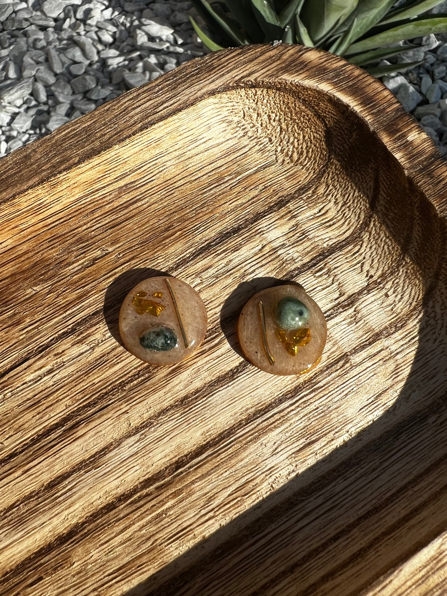 Small stone stud #2