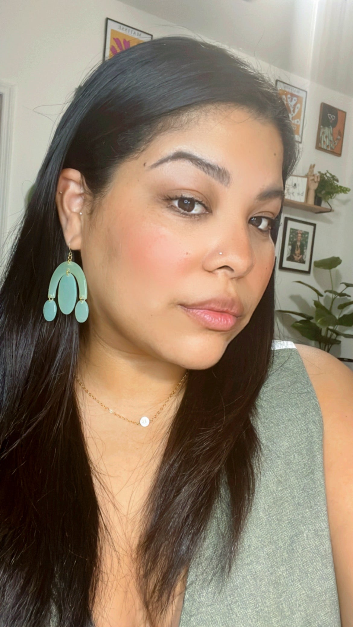 Jade dangle