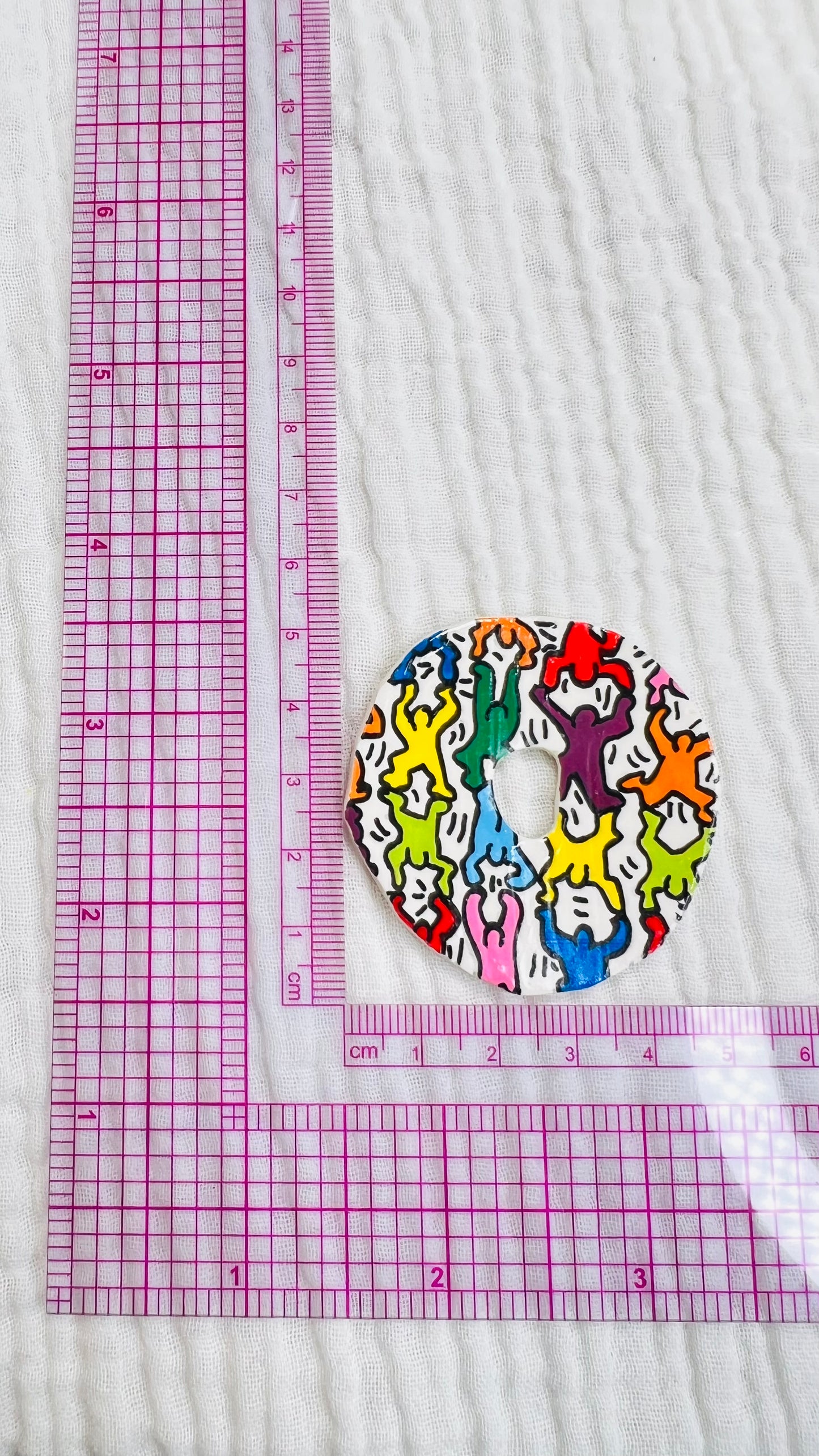 Haring colorful people