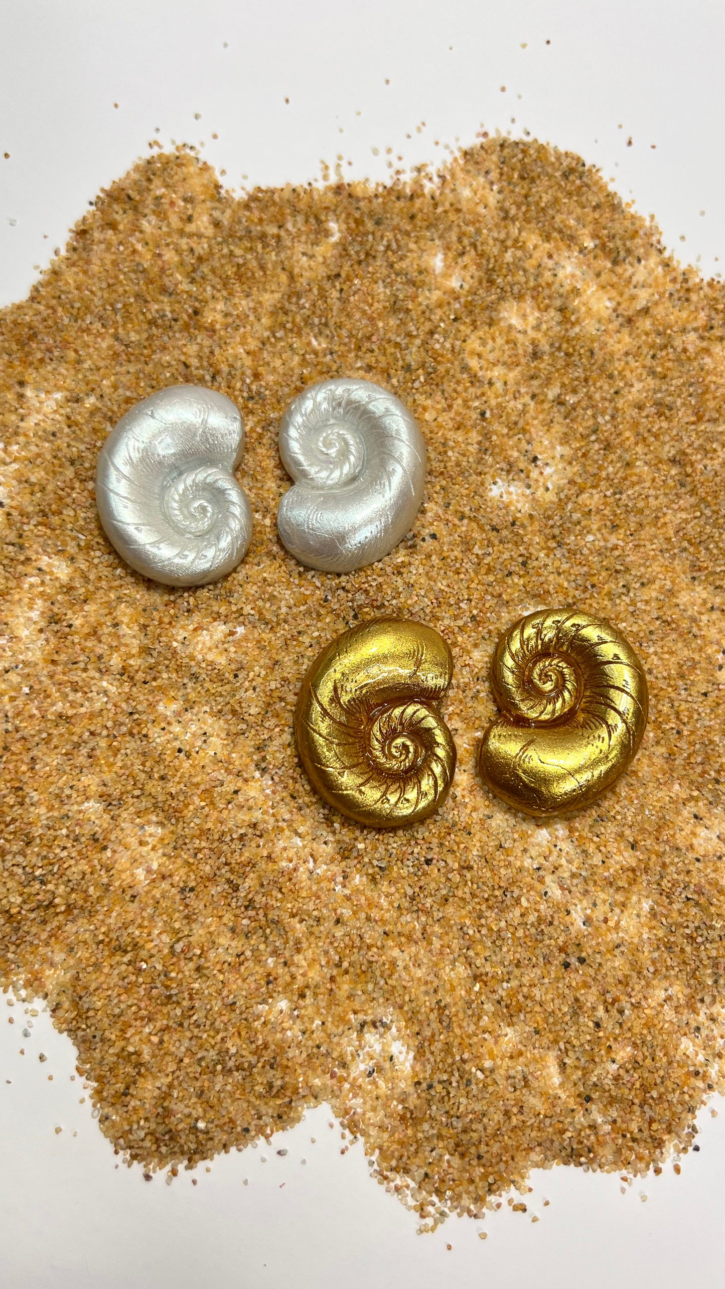 Snail shell studs
