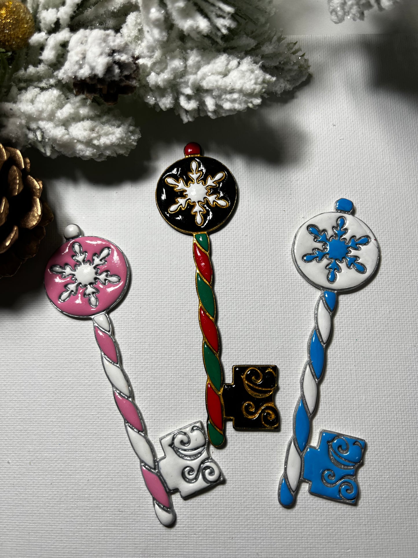 Santa’s key ornament