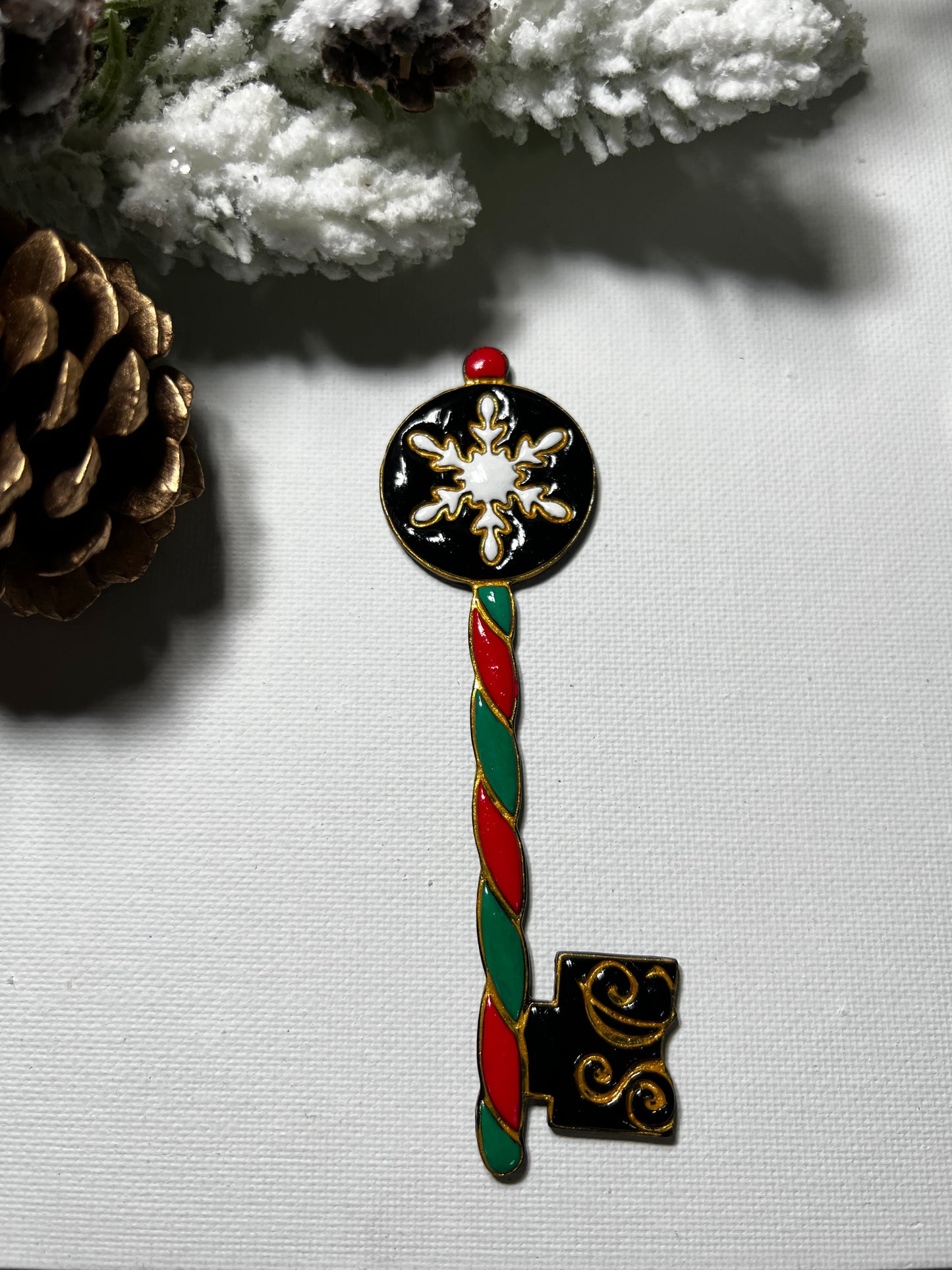 Santa’s key ornament