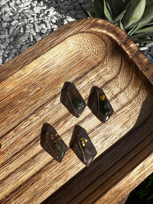 Small stone stud #3