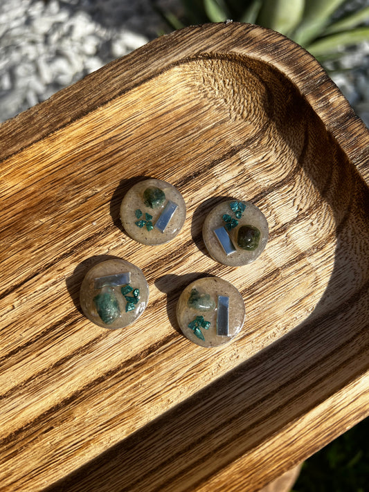 Small stone stud #1