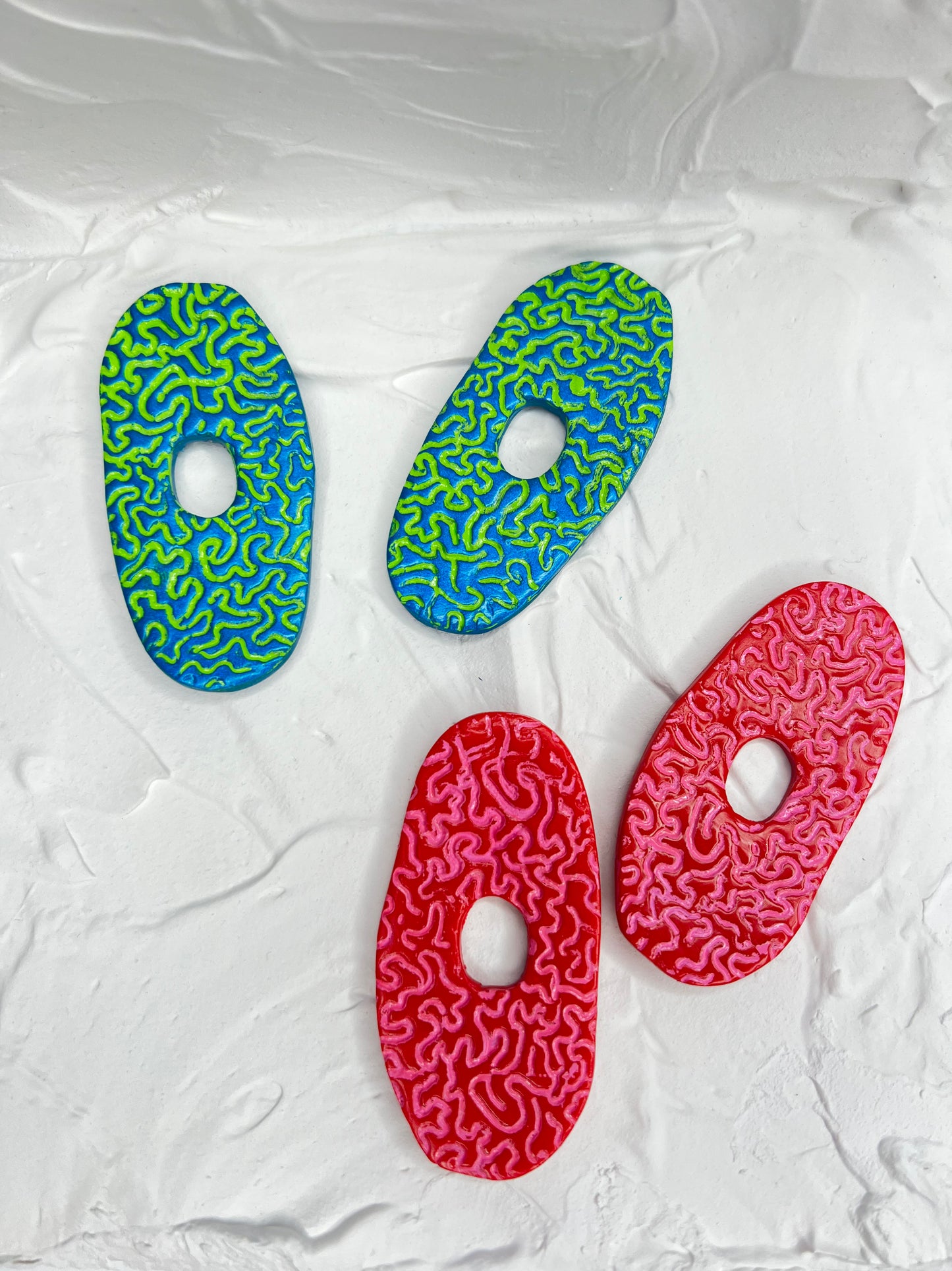 Coral ovals